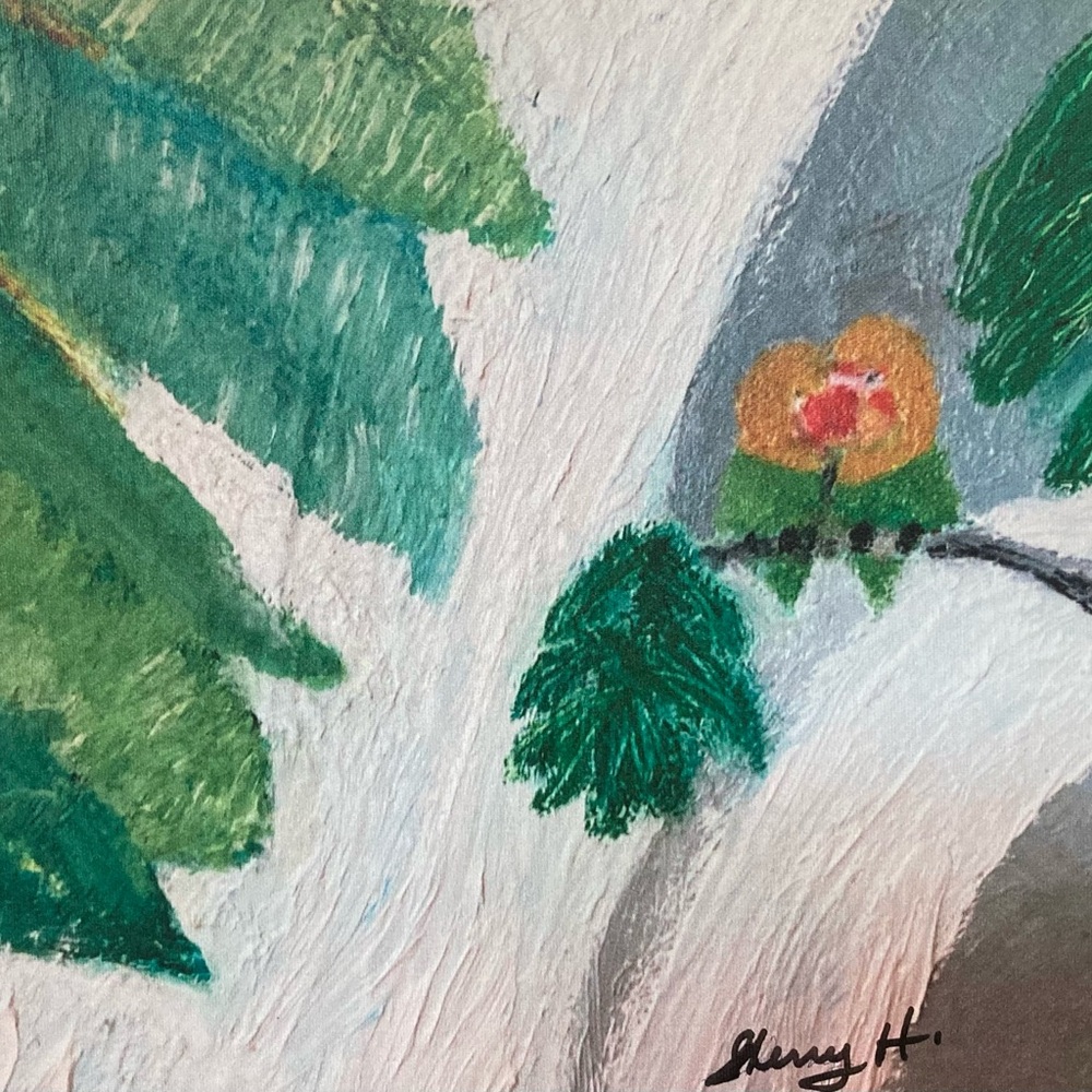 Print from my oil painting “Love birds”
